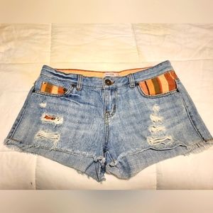 Women's jean shorts